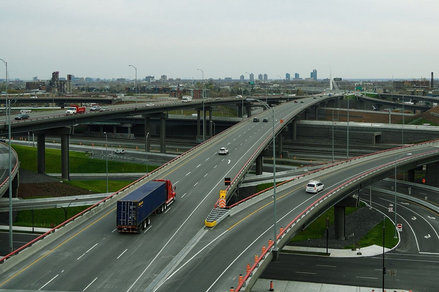 Inaya Logistics trucks on the highway network